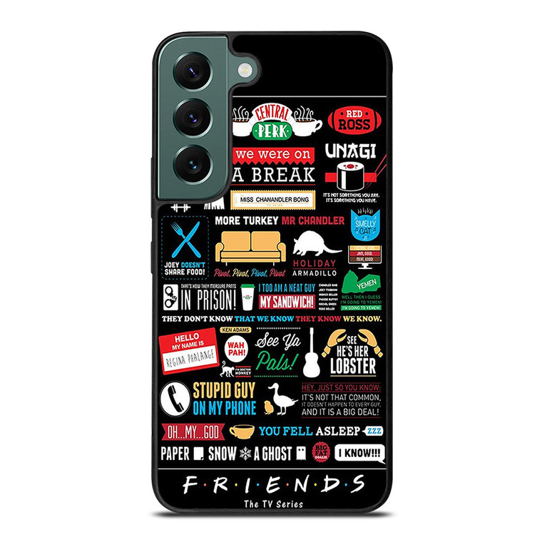 FRIENDS TV SERIES COLLAGE Samsung Galaxy S22 Case Cover