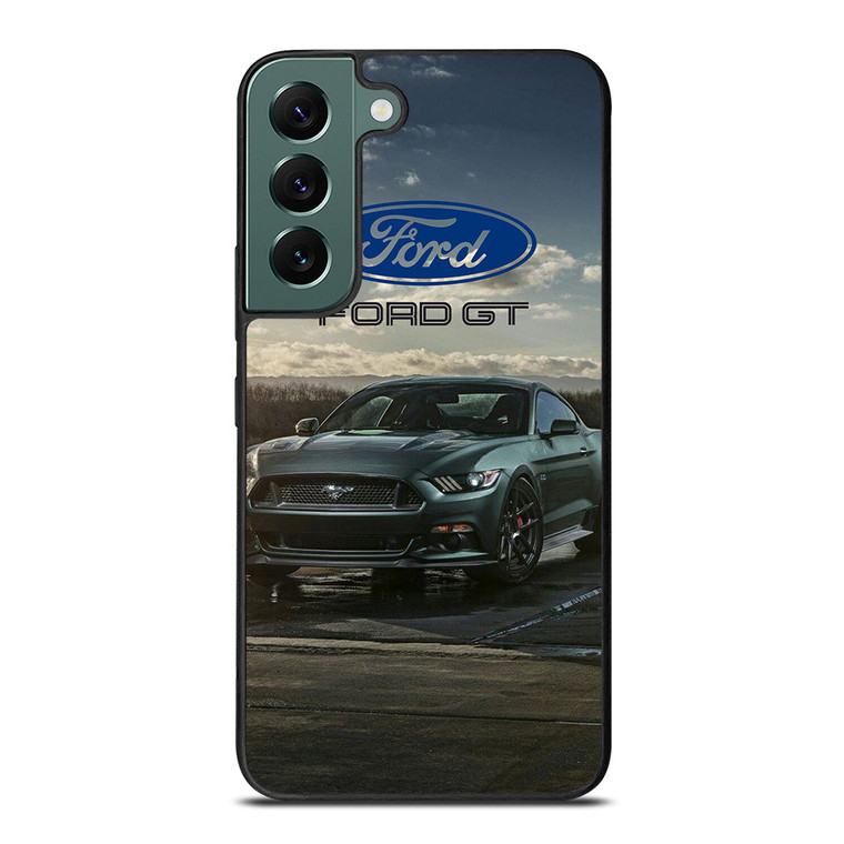 FORD MUSTANG GT BLACK CAR Samsung Galaxy S22 Case Cover