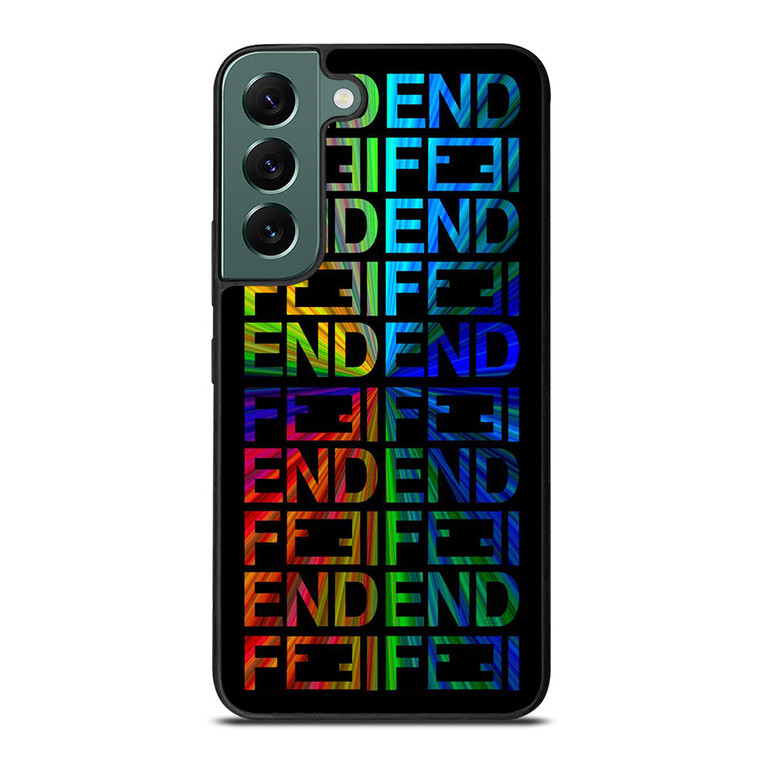 FENDI COLORED Samsung Galaxy S22 Case Cover