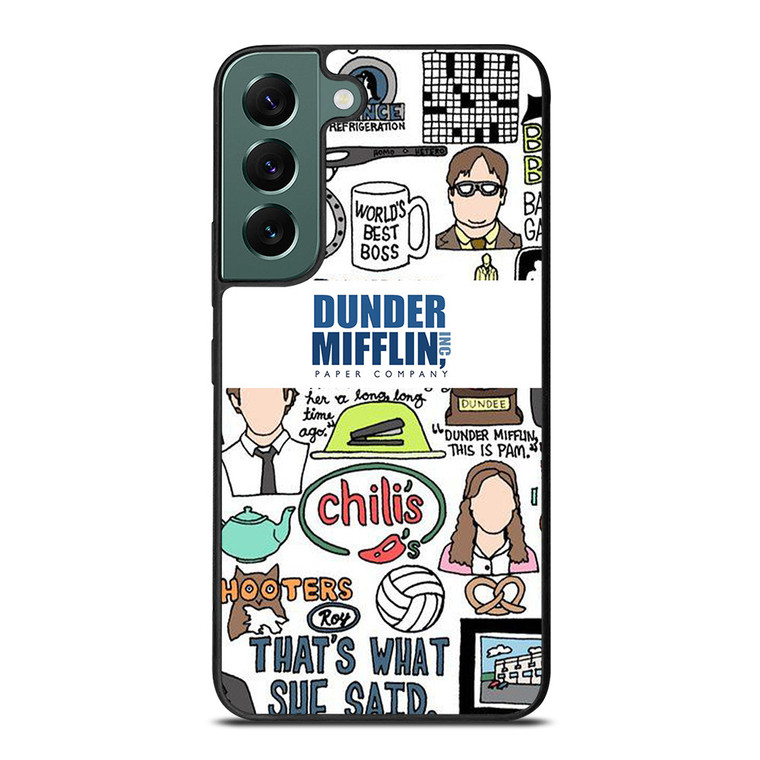 DUNDER MIFFLIN COLLAGE Samsung Galaxy S22 Case Cover