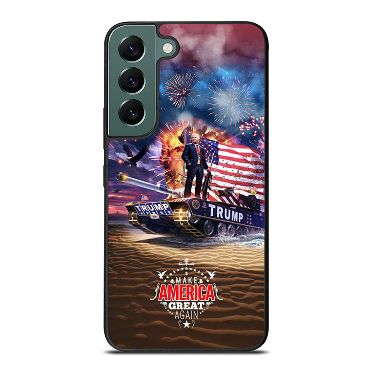 DONALD TRUMP AMERICA GREAT Samsung Galaxy S22 Case Cover