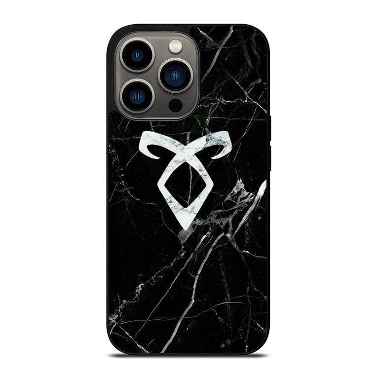 SHADOWHUNTER ANGELIC MARBLE LOGO iPhone 13 Pro Case Cover