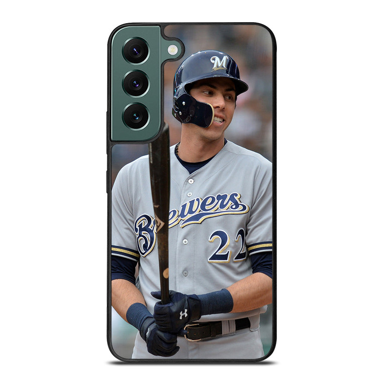 CHRISTIAN YELICH MILWAUKEE BREWERS 2 Samsung Galaxy S22 Case Cover