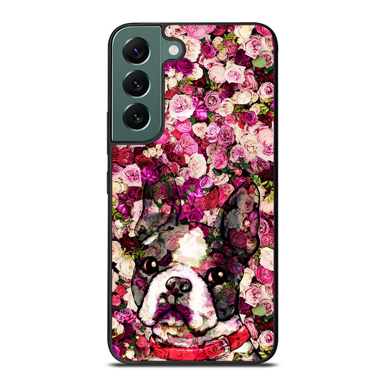 BOSTON TERRIER DOG 2 Samsung Galaxy S22 Case Cover