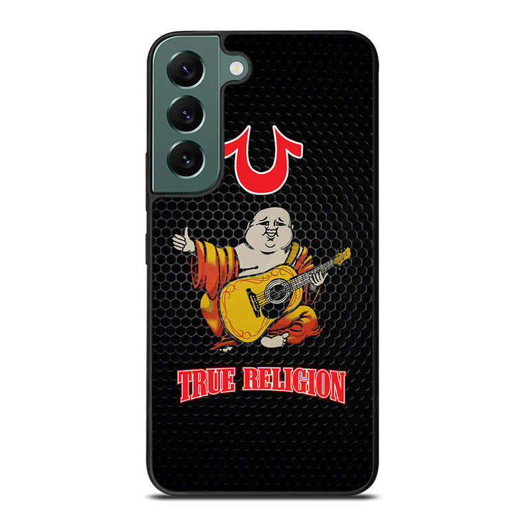 BIG BUDDHA TRUE RELIGION METAL LOGO Samsung Galaxy S22 Case Cover