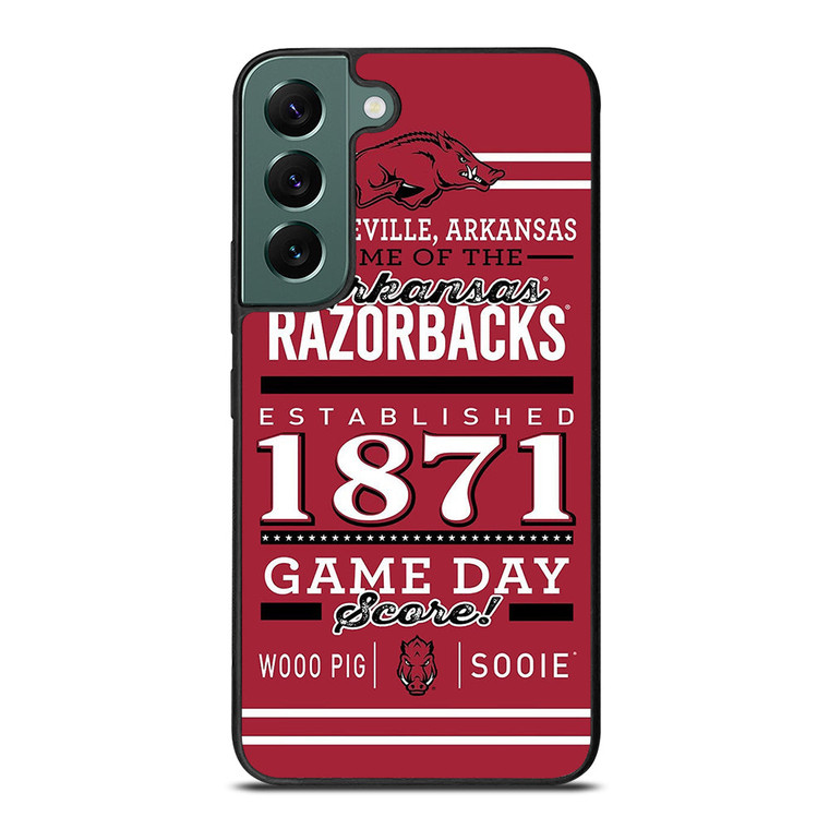 ARKANSAS RAZORBACKS 1871 Samsung Galaxy S22 Case Cover