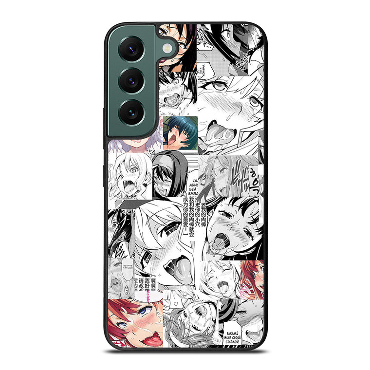 AHEGAO FACE ANIME 2 Samsung Galaxy S22 Case Cover