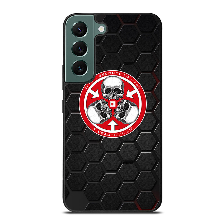 30 SECONDS TO MARS SKULL LOGO Samsung Galaxy S22 Case Cover