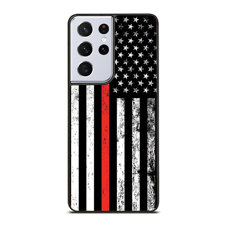 AMERICAN THIN BLACK Samsung Galaxy S21 Ultra Case Cover