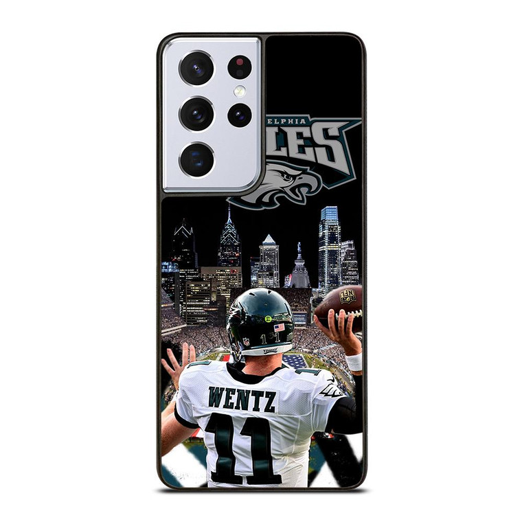 CARSON WENTZ EAGLES 1 Samsung Galaxy S21 Ultra Case Cover