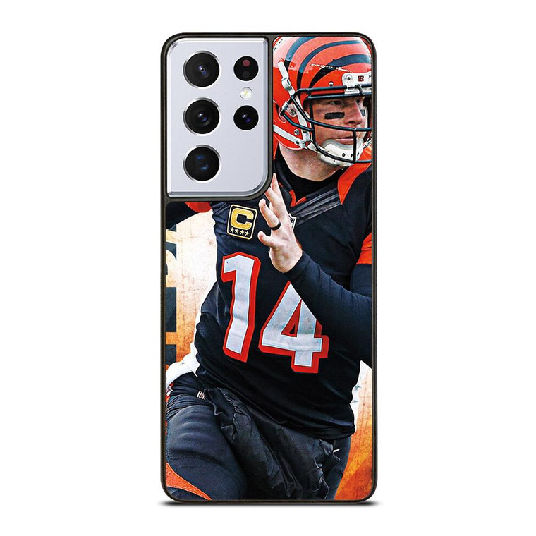 CINCINNATI BENGALS ANDY DALTON Samsung Galaxy S21 Ultra Case Cover