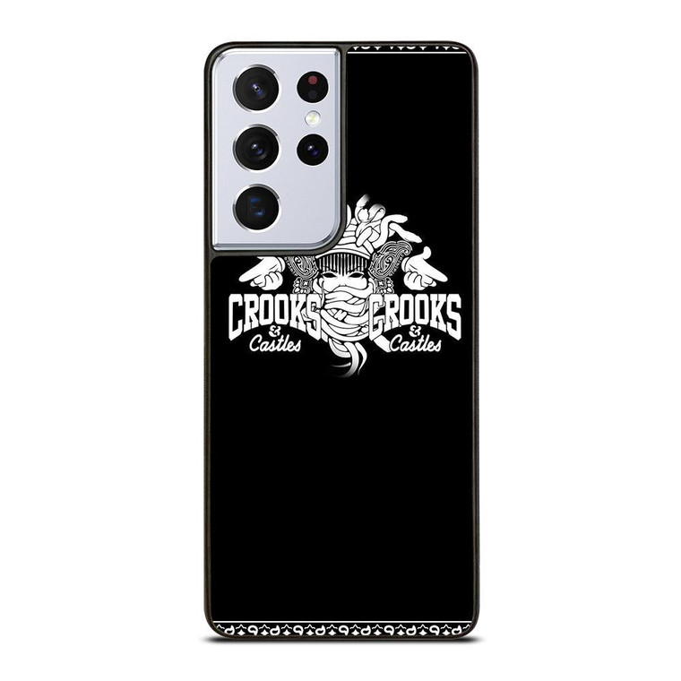 CROOKS AND CASTLES LOGO Samsung Galaxy S21 Ultra Case Cover