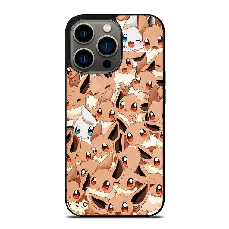 POKEMON EEVEE BABY COLLAGE iPhone 13 Pro Case Cover