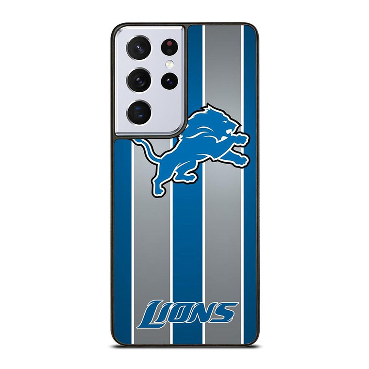 DETROIT LIONS STRIPE Samsung Galaxy S21 Ultra Case Cover