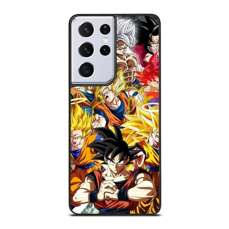 GOKU DRAGON BALL ALL SUPER SAIYAN Samsung Galaxy S21 Ultra Case Cover