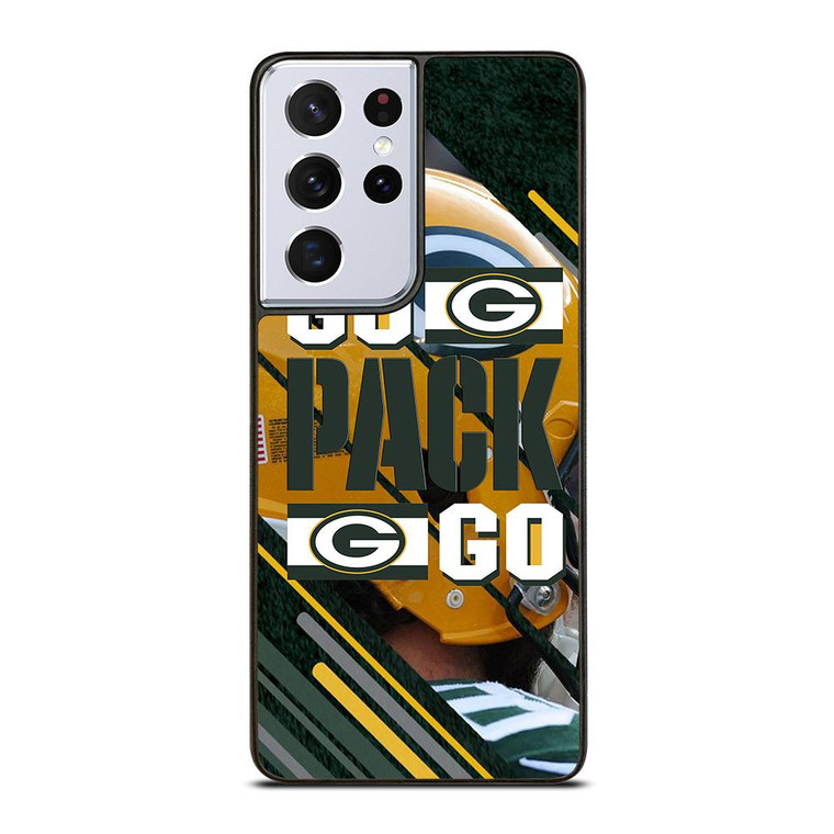 GREEN BAY PACKERS GO PACK GO Samsung Galaxy S21 Ultra Case Cover