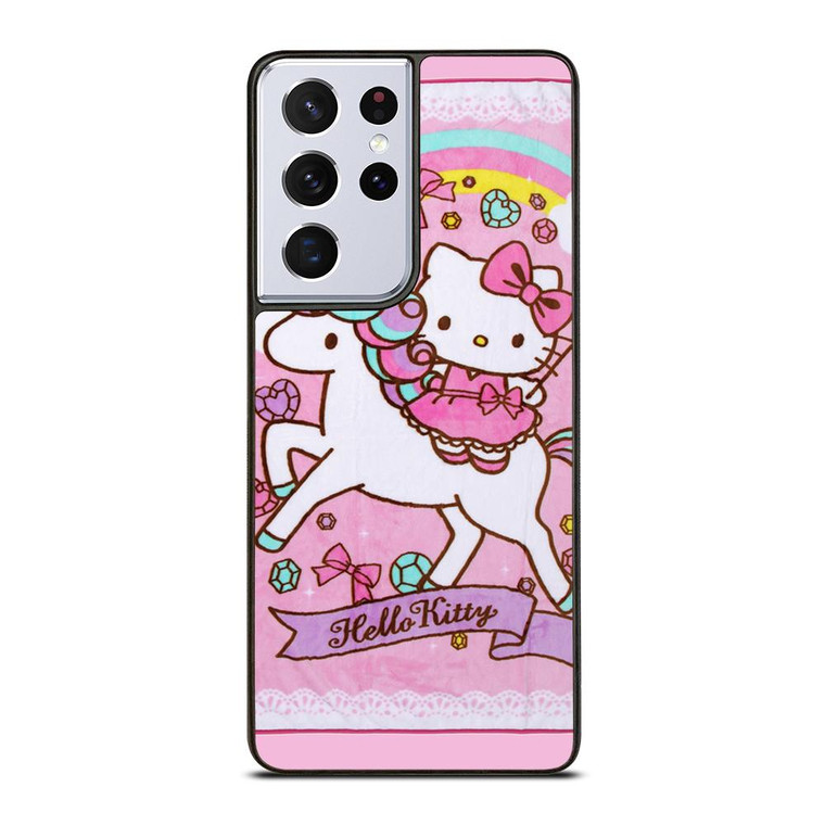 HELLO KITTY UNICORN Samsung Galaxy S21 Ultra Case Cover