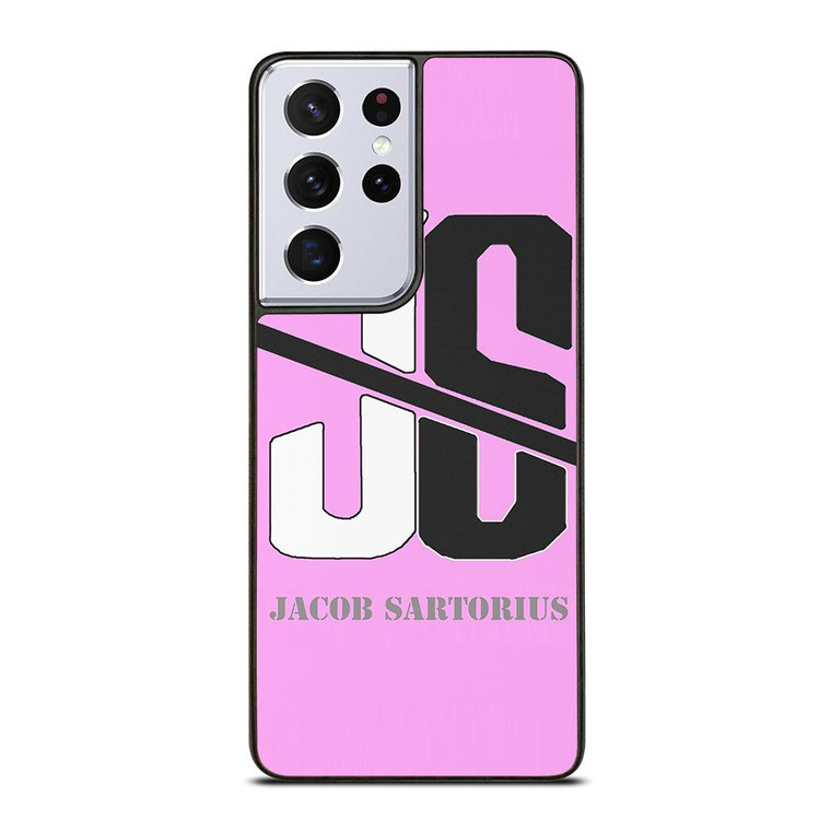 JACOB SARTORIUS PINK LOGO Samsung Galaxy S21 Ultra Case Cover