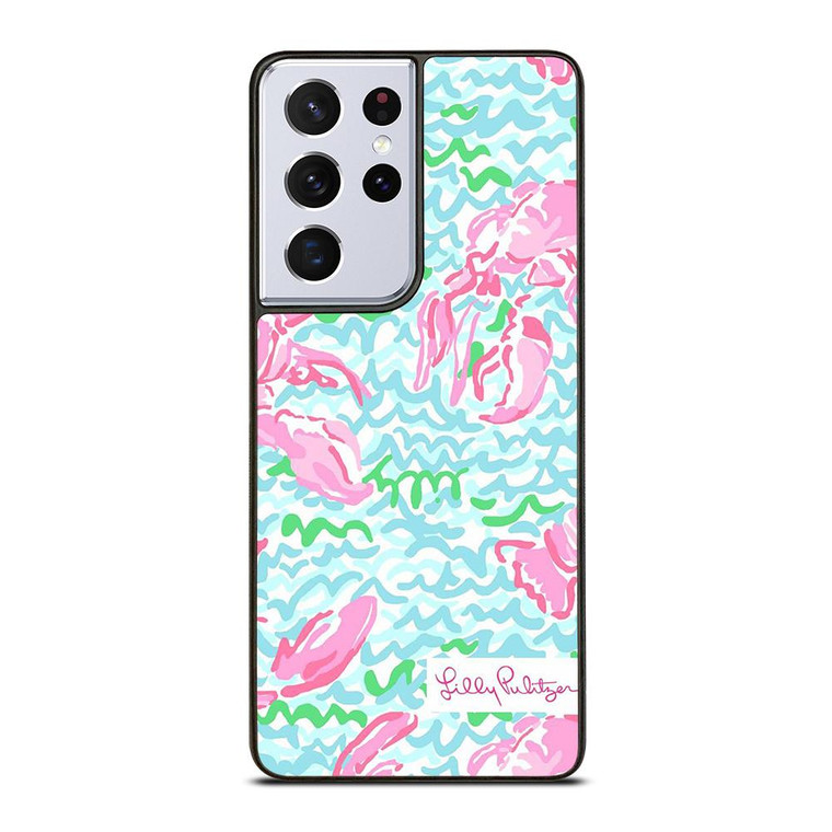LILLY PULITZER SUMMER LOBSTER Samsung Galaxy S21 Ultra Case Cover