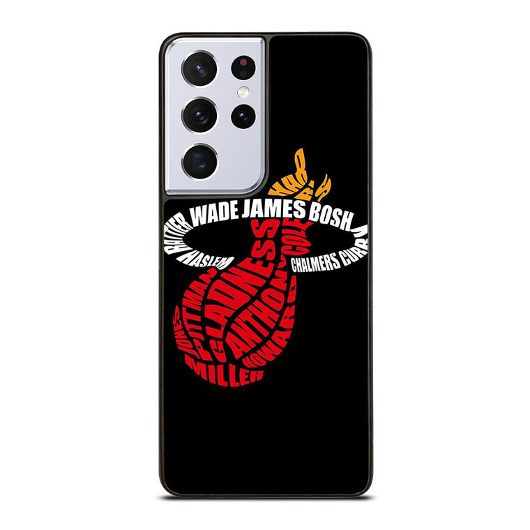 MIAMI HEAT LOGO Samsung Galaxy S21 Ultra Case Cover
