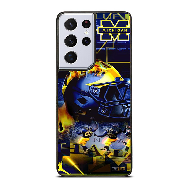 MICHIGAN WOLVERINES FOOTBALL Samsung Galaxy S21 Ultra Case Cover