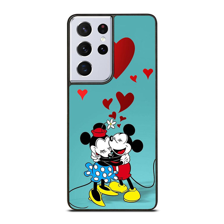 MICKEY AND MINNIE MOUSE HUG Samsung Galaxy S21 Ultra Case Cover