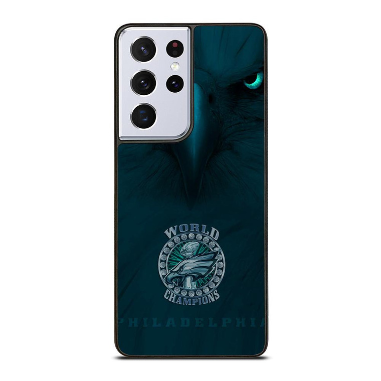 PHILADELPHIA EAGLES WORLD CHAMPION Samsung Galaxy S21 Ultra Case Cover