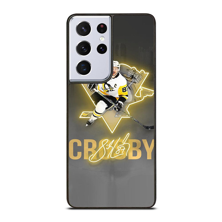 PITTSBURGH PENGUINS SIDNEY CROSBY SIGNATURE Samsung Galaxy S21 Ultra Case Cover