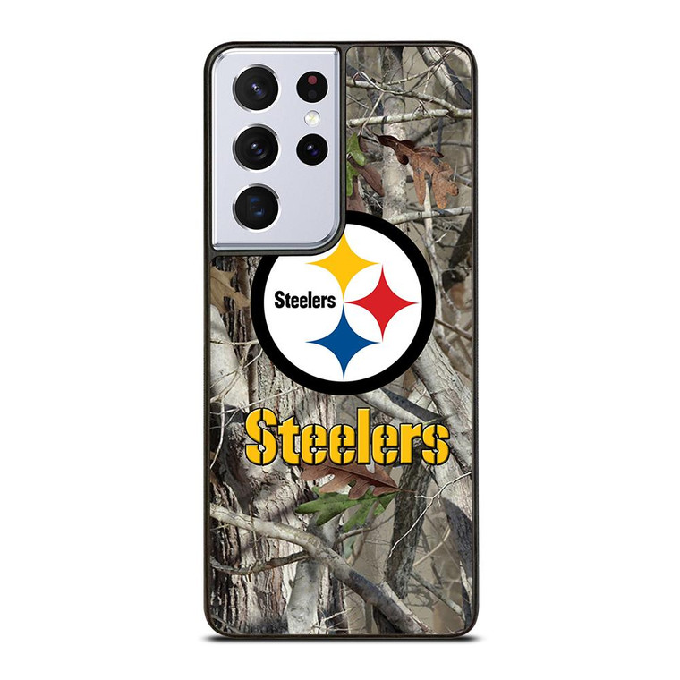 PITTSBURGH STEELERS TREE CAMO Samsung Galaxy S21 Ultra Case Cover