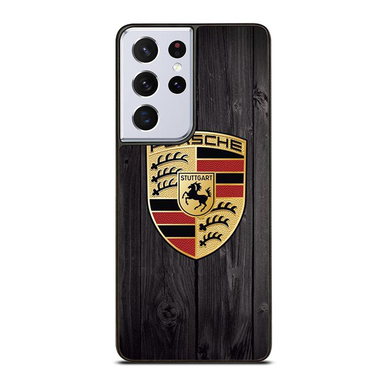 PORSCHE WOODEN Samsung Galaxy S21 Ultra Case Cover