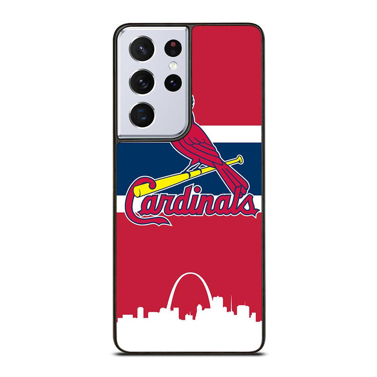 ST LOUIS CARDINALS STRIPE Samsung Galaxy S21 Ultra Case Cover