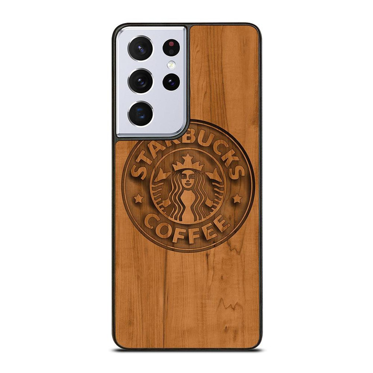 STARBUCKS COFFEE WOODEN Samsung Galaxy S21 Ultra Case Cover