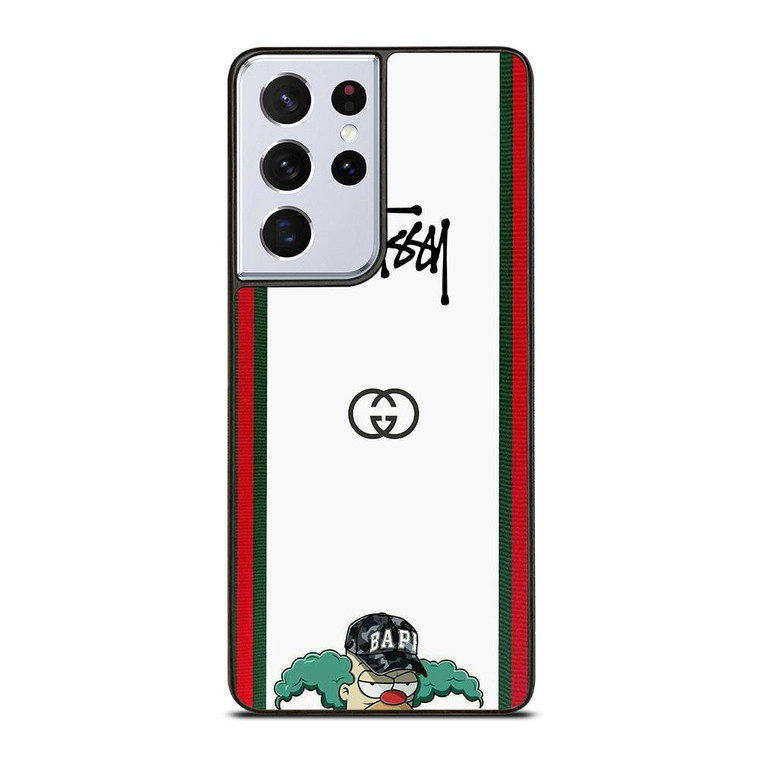 STUSSY X BAPE Samsung Galaxy S21 Ultra Case Cover