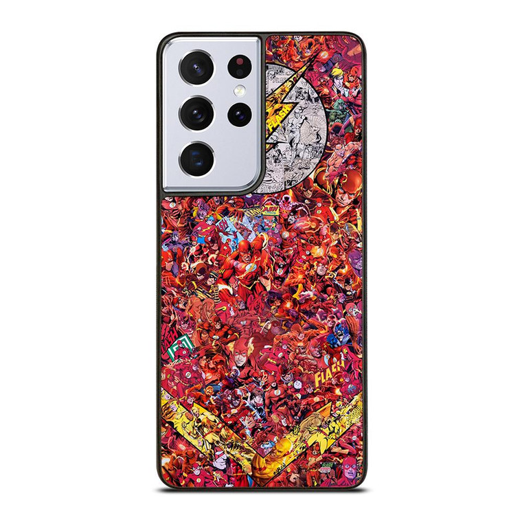 THE FLASH  LOGO Samsung Galaxy S21 Ultra Case Cover