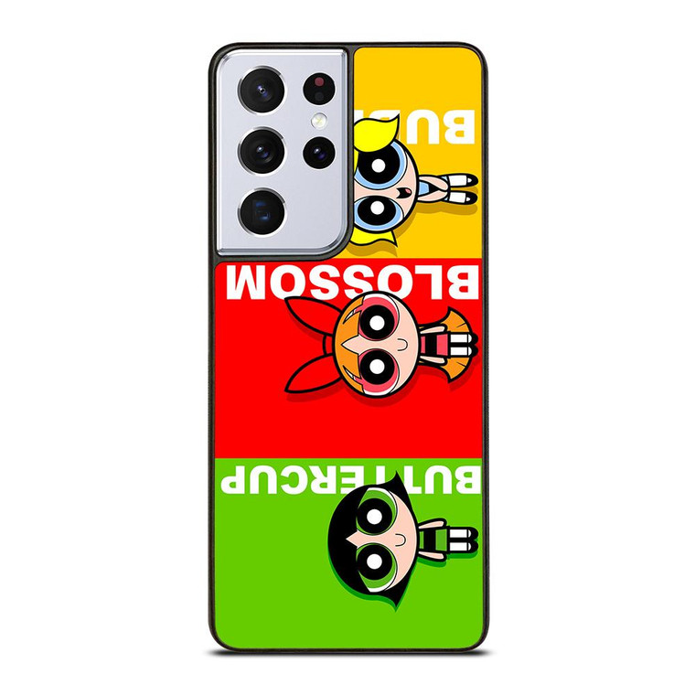 THE POWERPUFF GIRLS TRIO Samsung Galaxy S21 Ultra Case Cover