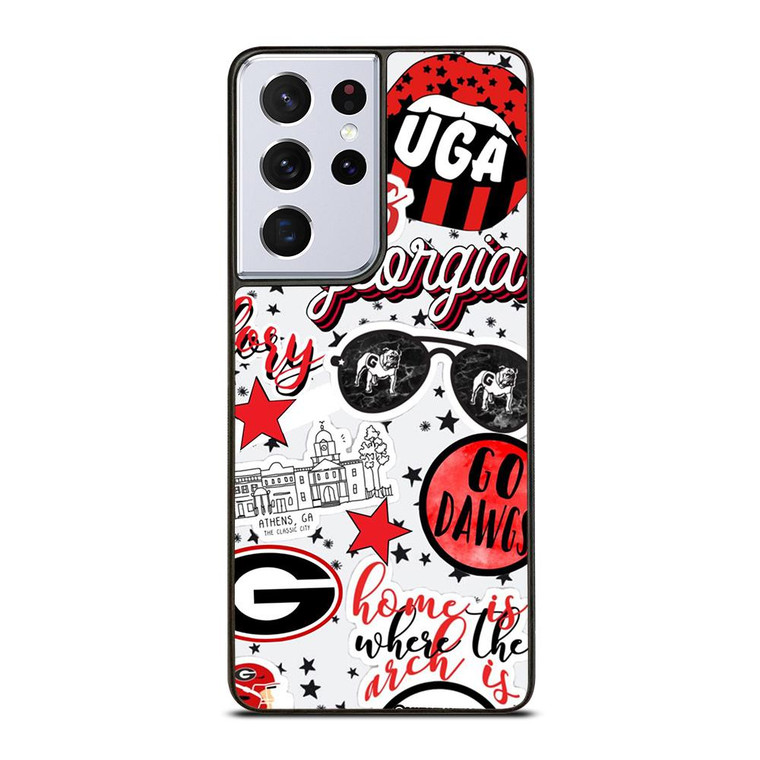 UNIVERSITY GEORGIA BULLDOGS UGA Samsung Galaxy S21 Ultra Case Cover