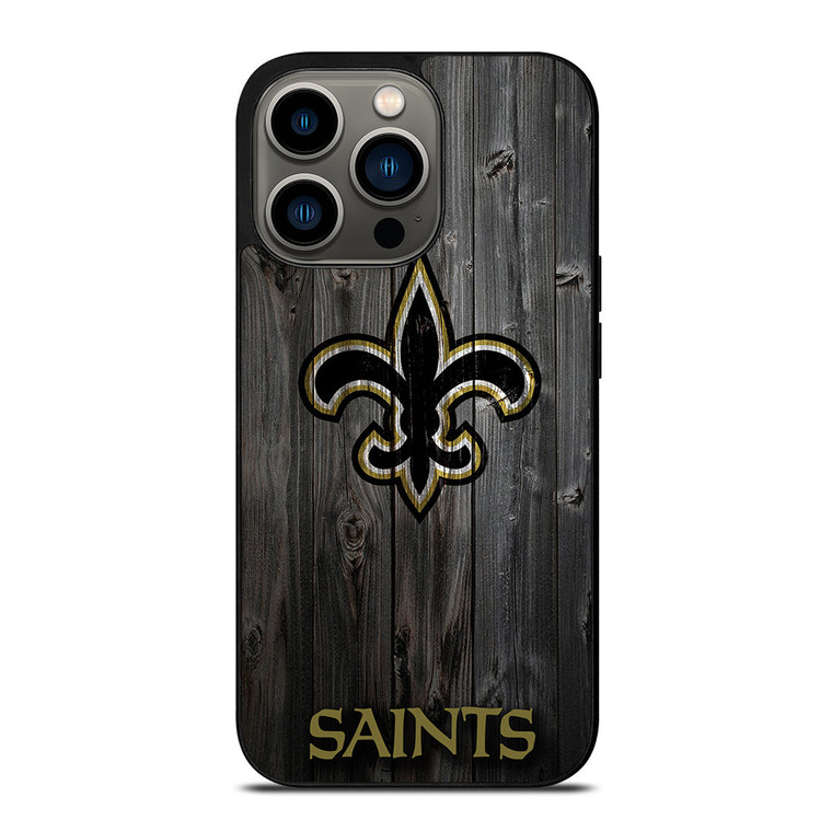 NEW ORLEANS SAINTS WOODEN iPhone 13 Pro Case Cover