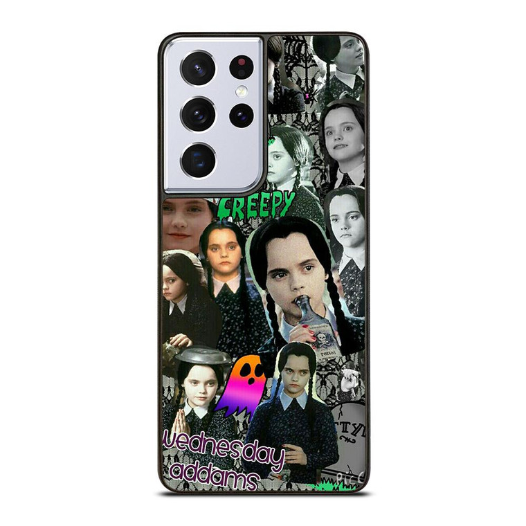 WEDNESDAY ADDAMS COLLAGE Samsung Galaxy S21 Ultra Case Cover