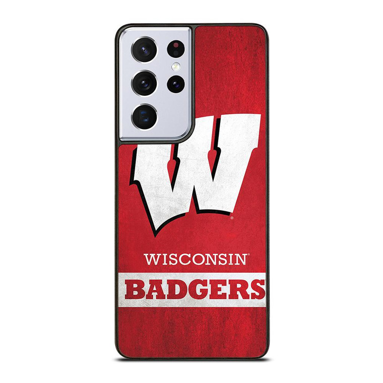 WISCONSIN BADGERS 3 Samsung Galaxy S21 Ultra Case Cover