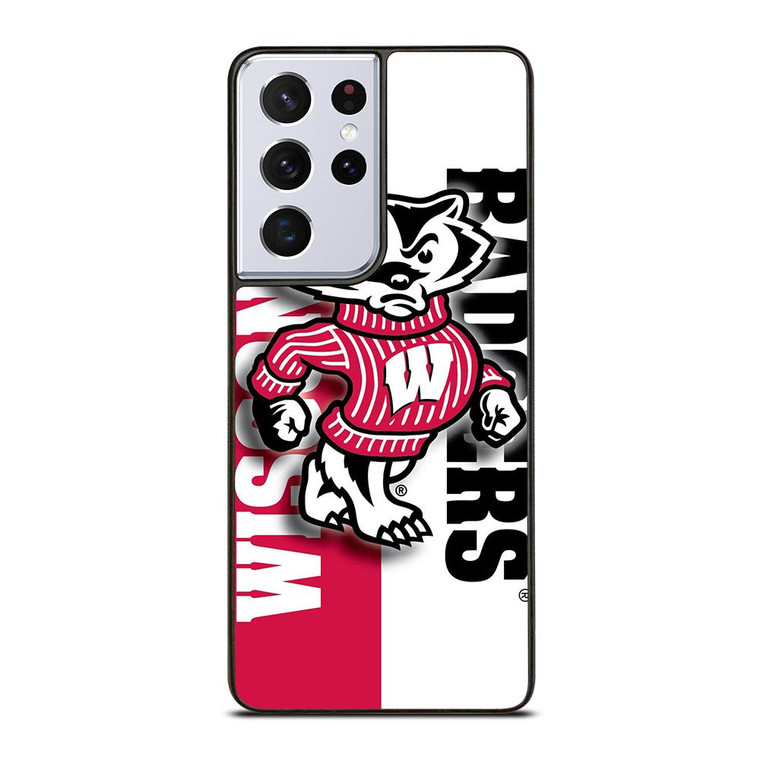 WISCONSIN BADGERS LOGO NEW Samsung Galaxy S21 Ultra Case Cover