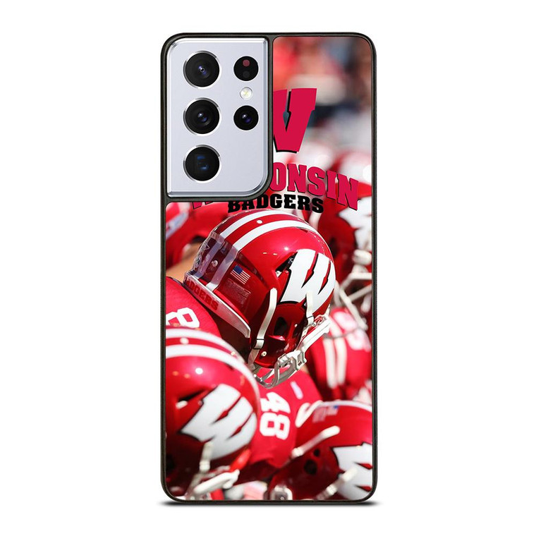 WISCONSIN BADGERS PRIDE Samsung Galaxy S21 Ultra Case Cover