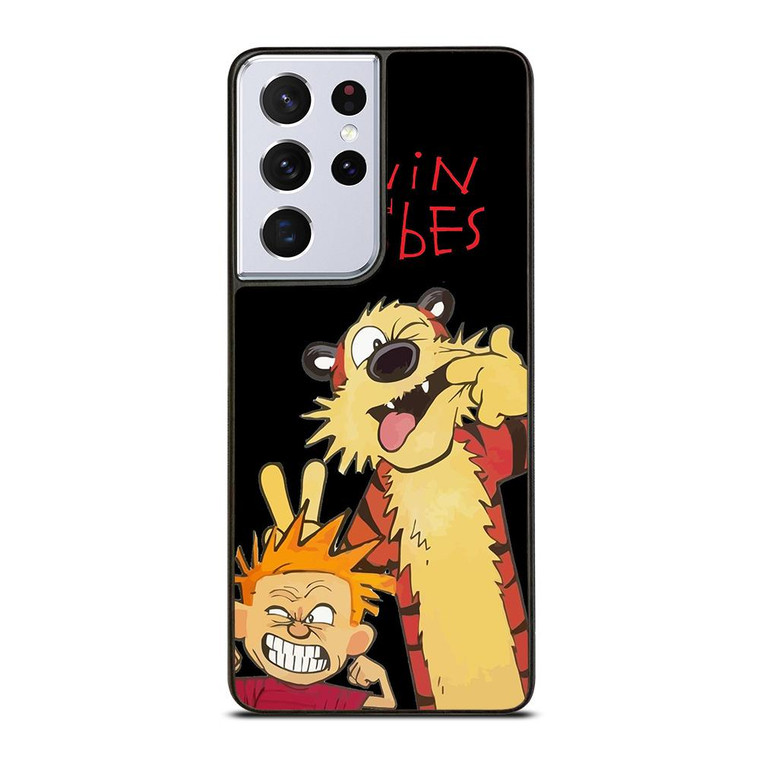 CALVIN AND HOBBES CARTOON Samsung Galaxy S21 Ultra Case Cover