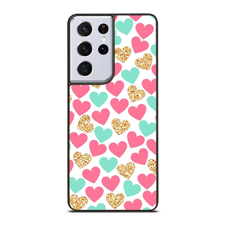 HEARTS AESTHETIC Samsung Galaxy S21 Ultra Case Cover