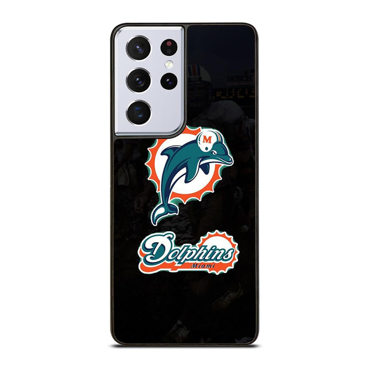 MIAMI DOLPHINS NFL ICON 1 Samsung Galaxy S21 Ultra Case Cover