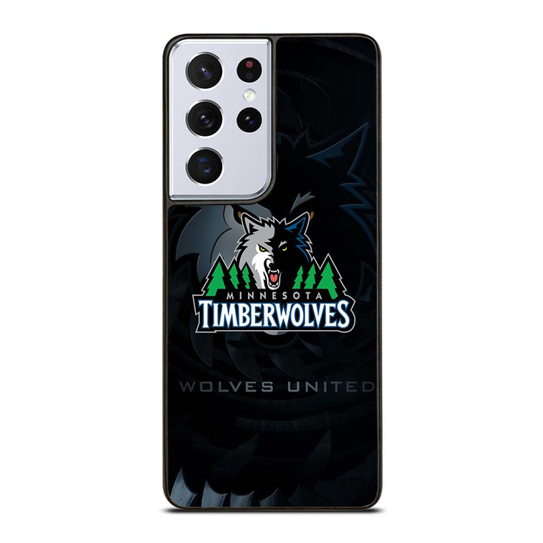 MINNESOTA TIMBERWOLVES ICON Samsung Galaxy S21 Ultra Case Cover