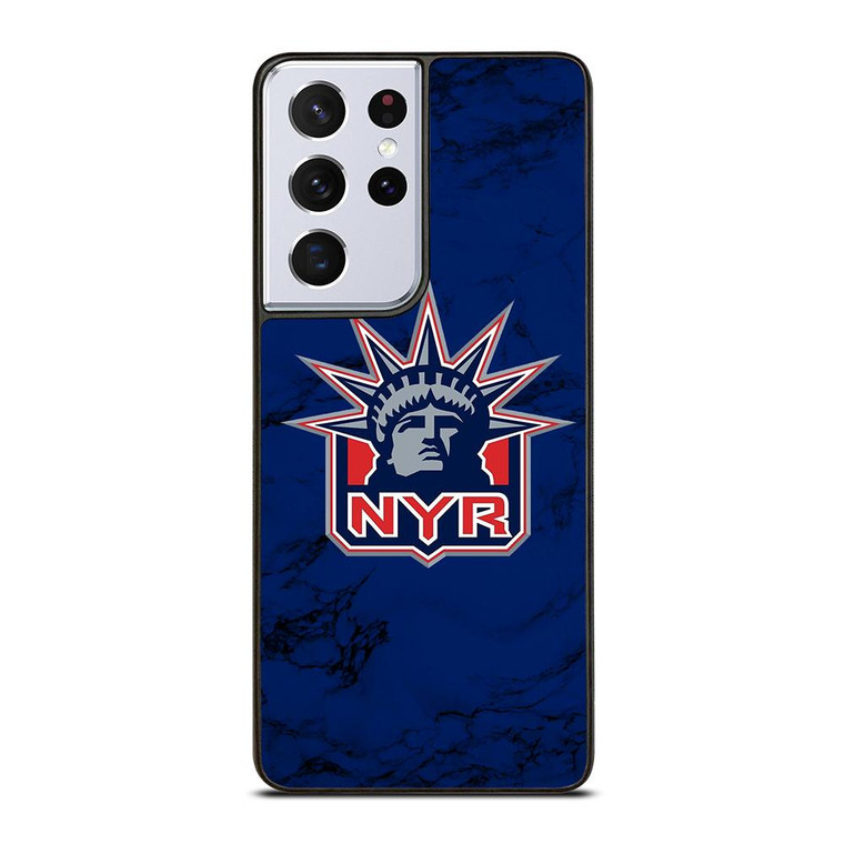 NEW YORK RANGERS MARBLE Samsung Galaxy S21 Ultra Case Cover