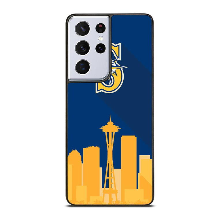 SEATTLE MARINERS BASEBALL ICON Samsung Galaxy S21 Ultra Case Cover SEATTLE MARINERS BASEBALL ICON Samsung Galaxy S21 Ultra Case Cover