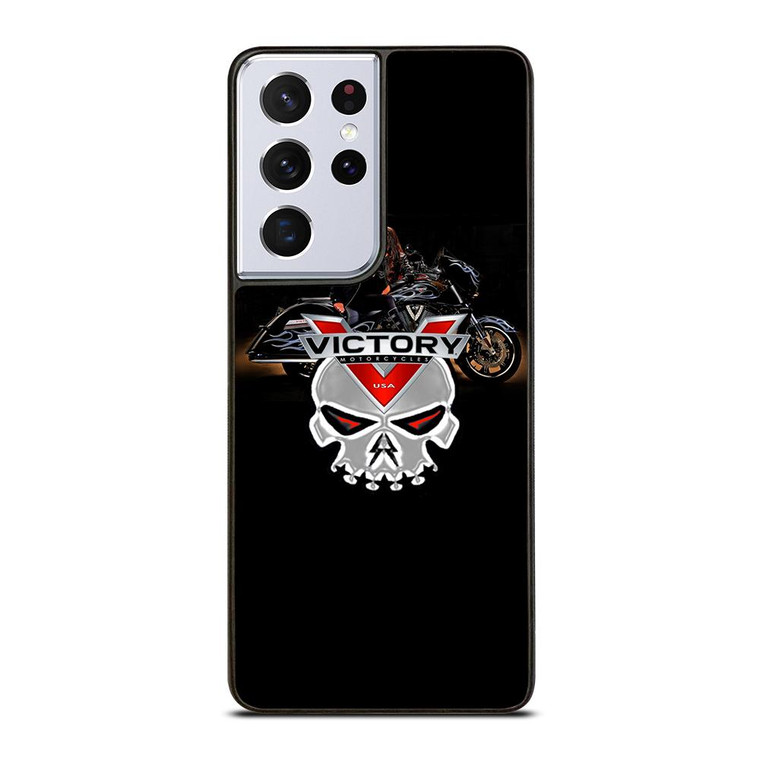 VICTORY MOTORCYCLES SKULL Samsung Galaxy S21 Ultra Case Cover
