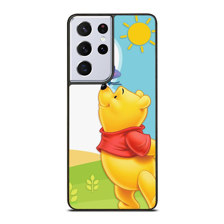 WINNIE THE POOH BUTTERFLY Samsung Galaxy S21 Ultra Case Cover