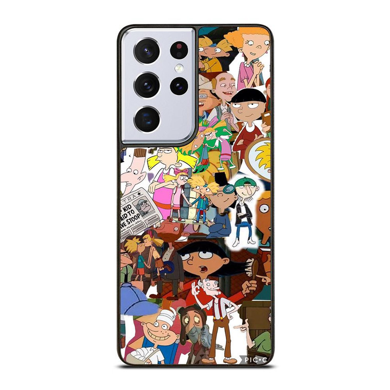 HEY ARNOLD COLLAGE Samsung Galaxy S21 Ultra Case Cover